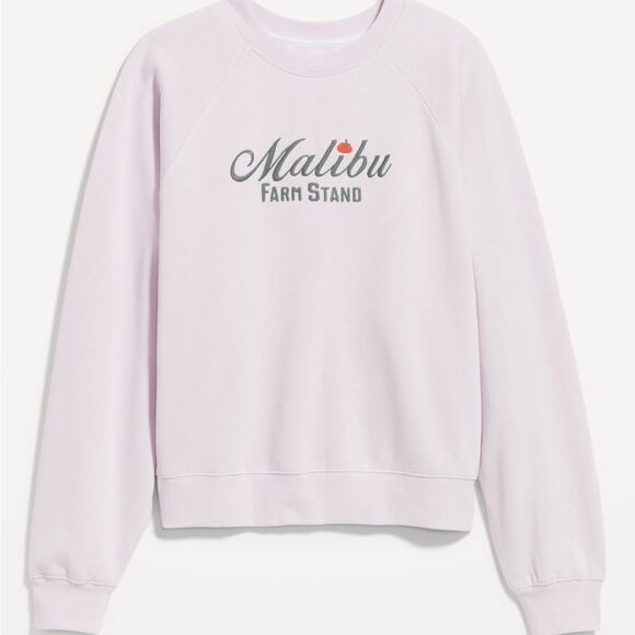 Old Navy Lavender Malibu Farm Stand SoComfy Crew-Neck Graphic Sweatshirt - Picture 5 of 11
